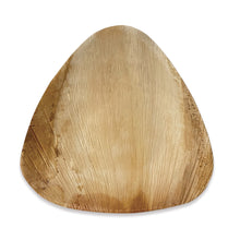 Load image into Gallery viewer, Tree Choice 9" Triangle Palm Leaf Plates (100 count)