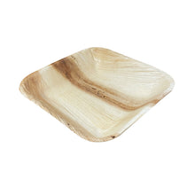 Load image into Gallery viewer, Tree Choice 9" Square Deep Palm Leaf Bowls (100 count)