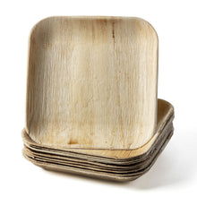 Load image into Gallery viewer, Tree Choice 8" Square Palm Leaf Plates (100 count)