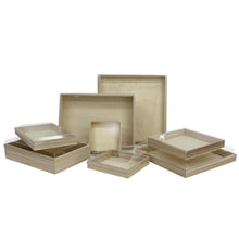 Load image into Gallery viewer, Tree Choice 4.7" x 4.7" Square Lid Clear View Window (25 count/case) - LIDS ONLY