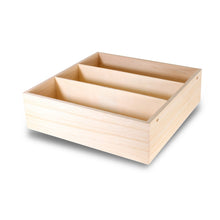 Load image into Gallery viewer, Tree Choice 10" x 10" x 3" Square 3 Partitioned Heavy Duty Tray/Charcuterie Board  (24 count/case)