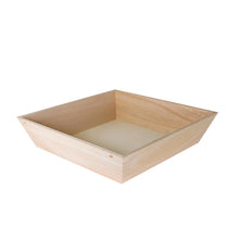 Load image into Gallery viewer, Tree Choice 12" Square 3" Depth Trapezoid Heavy Duty Tray/Charcuterie Board (10 count/case)
