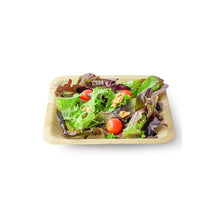 Load image into Gallery viewer, TreeChoice 8" Square Bamboo Plates - (50 packs of 8 - 400 count/case)