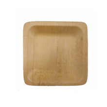 Load image into Gallery viewer, TreeChoice 8" Square Bamboo Plates - (50 packs of 8 - 400 count/case)