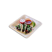 Load image into Gallery viewer, TreeChoice 4.75" Square Bamboo Plates - (1200 count)