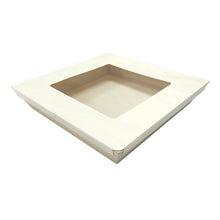 Load image into Gallery viewer, Tree Choice 16" x 16" Square Wooden Lid with Clear View Window for Charcuterie Trays - LIDS ONLY(10 count/case)