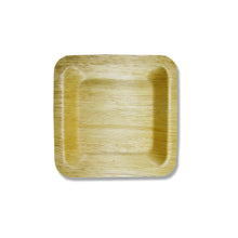 Load image into Gallery viewer, TreeChoice 3.5" Square Bamboo Plates - (50 packs of 24 - 1200 count/case)
