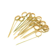 Load image into Gallery viewer, Tree Choice 3.5"  Bamboo Looped Skewer (1200 count/case)