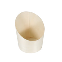 Load image into Gallery viewer, Tree Choice 3.25" Wooden Cup Inclined Cut (100 count/case)