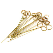 Load image into Gallery viewer, Tree Choice 5.9"  Bamboo Looped Skewer (1200 count/case)