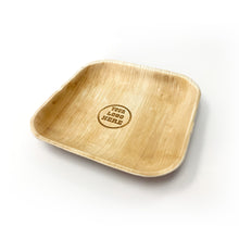 Load image into Gallery viewer, 6" Your Customized Logo Square Palm Leaf Plates (100 count)