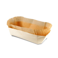 Load image into Gallery viewer, Tree Choice 9.3" x 6" x 1.5" Baking Mould with Baking Liner  (100 count/case)