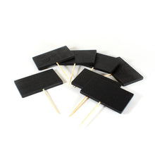 Load image into Gallery viewer, Tree Choice Bamboo Black Name Board Pick (1200 count/case)