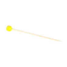 Load image into Gallery viewer, Tree Choice Bamboo Yellow Bead Pick (1200 count/case)