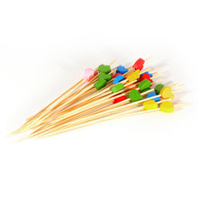 Load image into Gallery viewer, Tree Choice Bamboo Multi-Color Heart Bead Pick (1200 count/case)