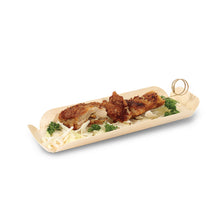 Load image into Gallery viewer, Tree Choice 8.4" x 3.7" Oblong Poplar Wood Tray  (200 count/case)