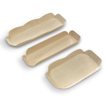 Load image into Gallery viewer, Tree Choice 8.4" x 3.7" Oblong Poplar Wood Tray  (200 count/case)