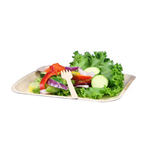 Load image into Gallery viewer, TreeChoice 10" Square Flat Palm Plate (4 packs of 25 - 100 count/case)