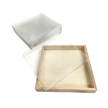 Load image into Gallery viewer, Tree Choice 7" x 7" Square Lid Clear View Window (25 count/case) - LIDS ONLY