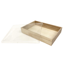 Load image into Gallery viewer, Tree Choice 11" x 7.8" Rectangular Lid Clear View Window (25 count/case) - LIDS ONLY