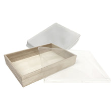 Load image into Gallery viewer, Tree Choice 11" x 7.8" Square Lid Clear View Window (25 count/case) - LIDS ONLY