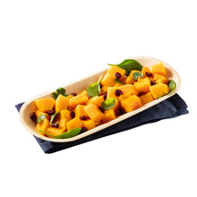 Load image into Gallery viewer, Palm leaf oblong tray platter serving plate